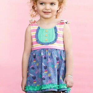 Girls Matilda Jane Dream chasers Sugary and Sweet Tunic and bottoms Size 6